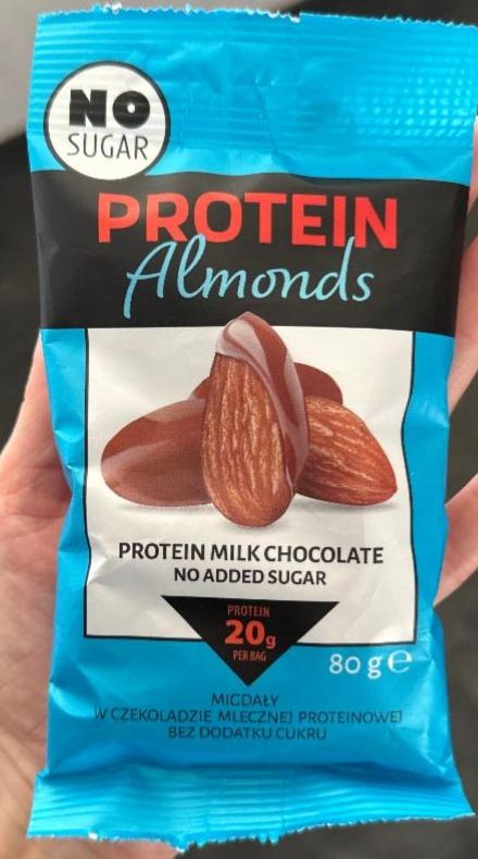 Zdjęcia - Protein Almonds Protein Milk Chocolate No Sugar Eurohansa