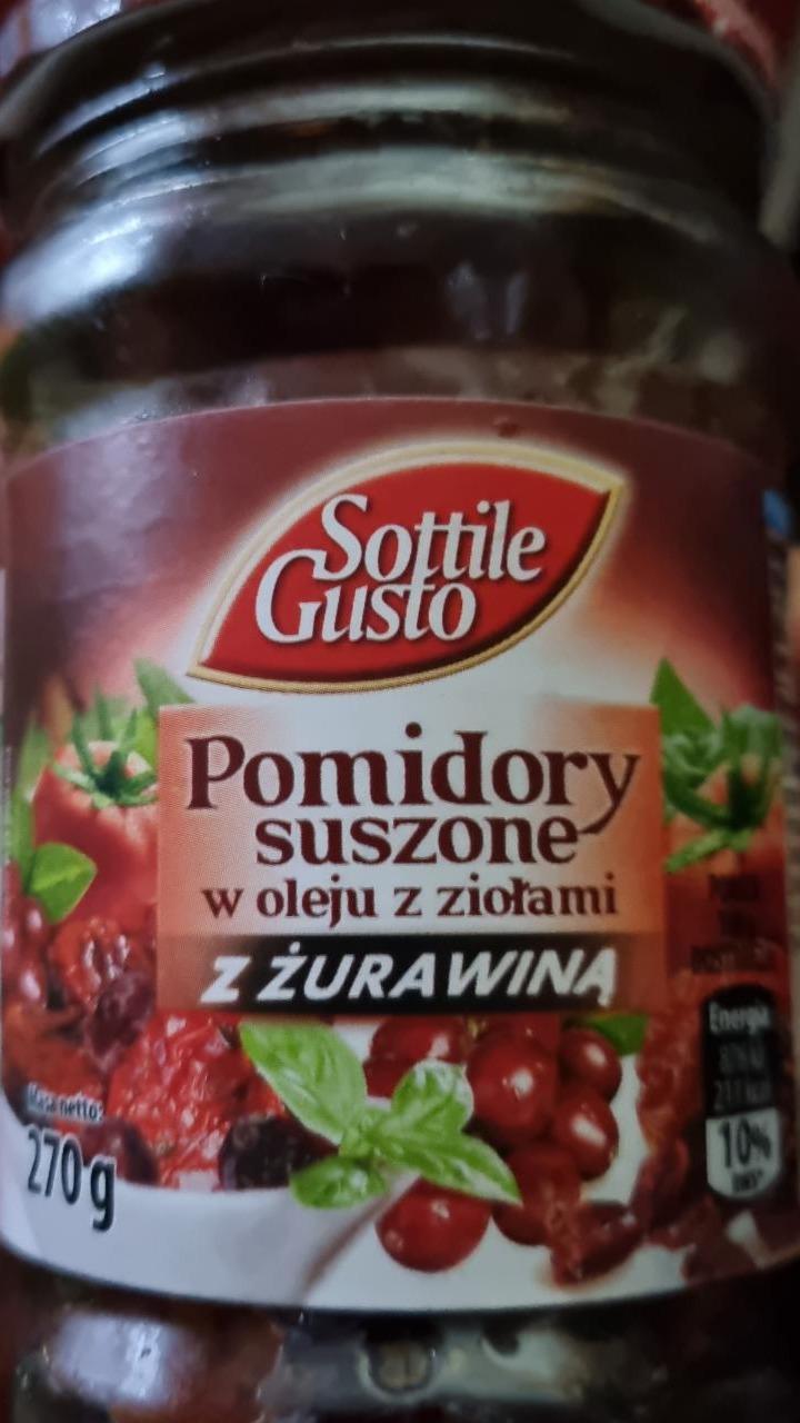 Zdjęcia - Pomidory suszone w oleju z ziołami z żurawiną Sottile Gusto