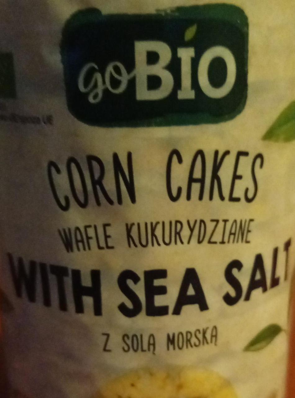 Zdjęcia - goBio corn cakes wafle kukurydziane z solą morską
