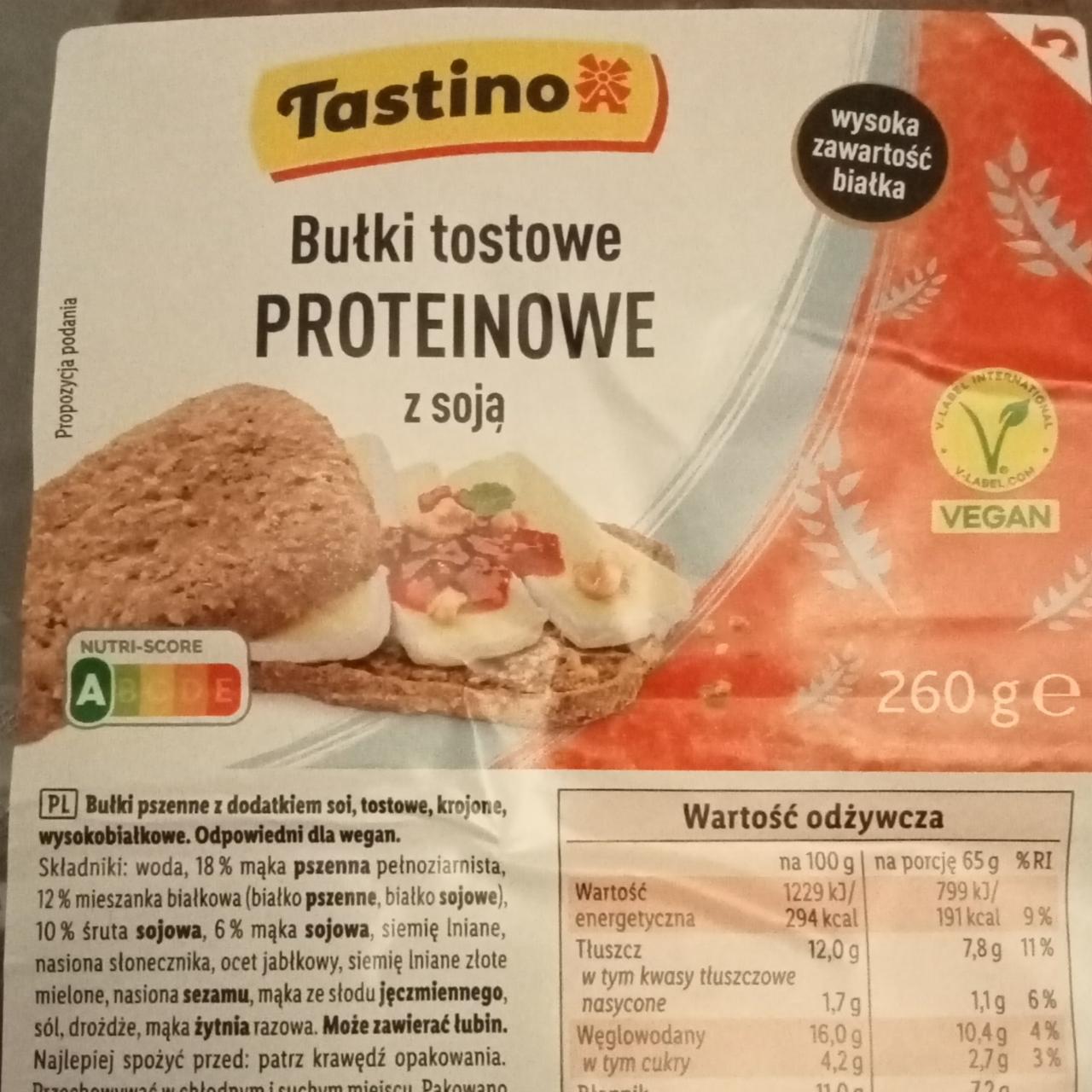 Zdjęcia - Bułki tostowe proteinowe z soją Tastino
