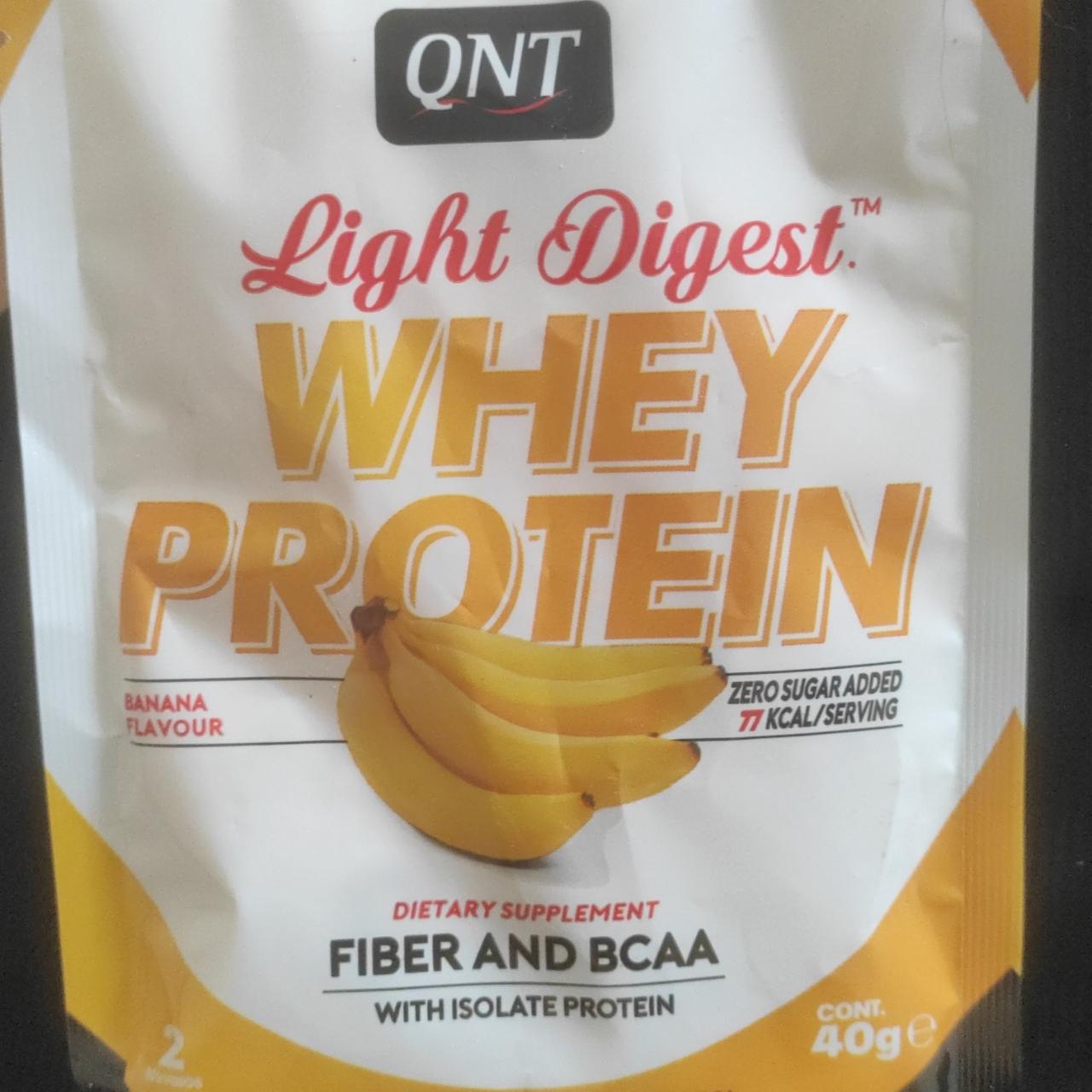 Zdjęcia - Light Digest Whey Protein Banana QNT
