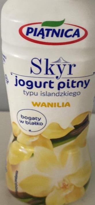Zdjęcia - Skyr jogurt pitny typu islandzkiego wanilia Piątnica