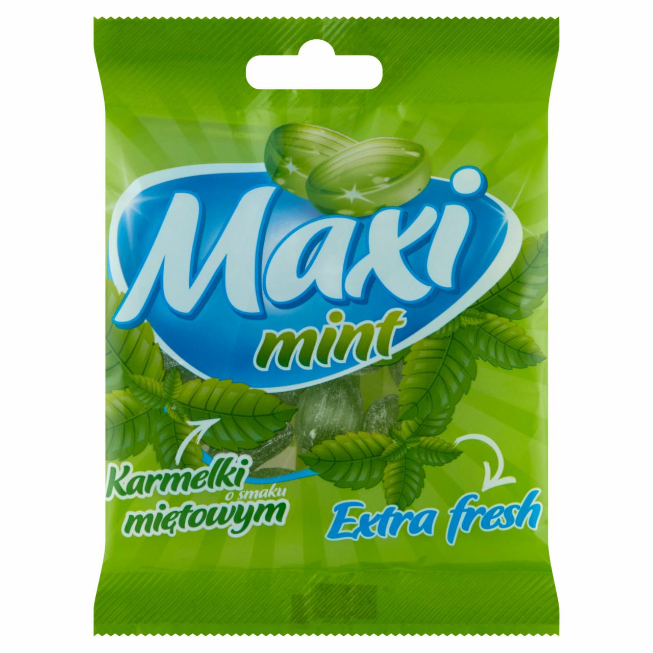 Zdjęcia - Maxi Mint Karmelki o smaku miętowym 80 g