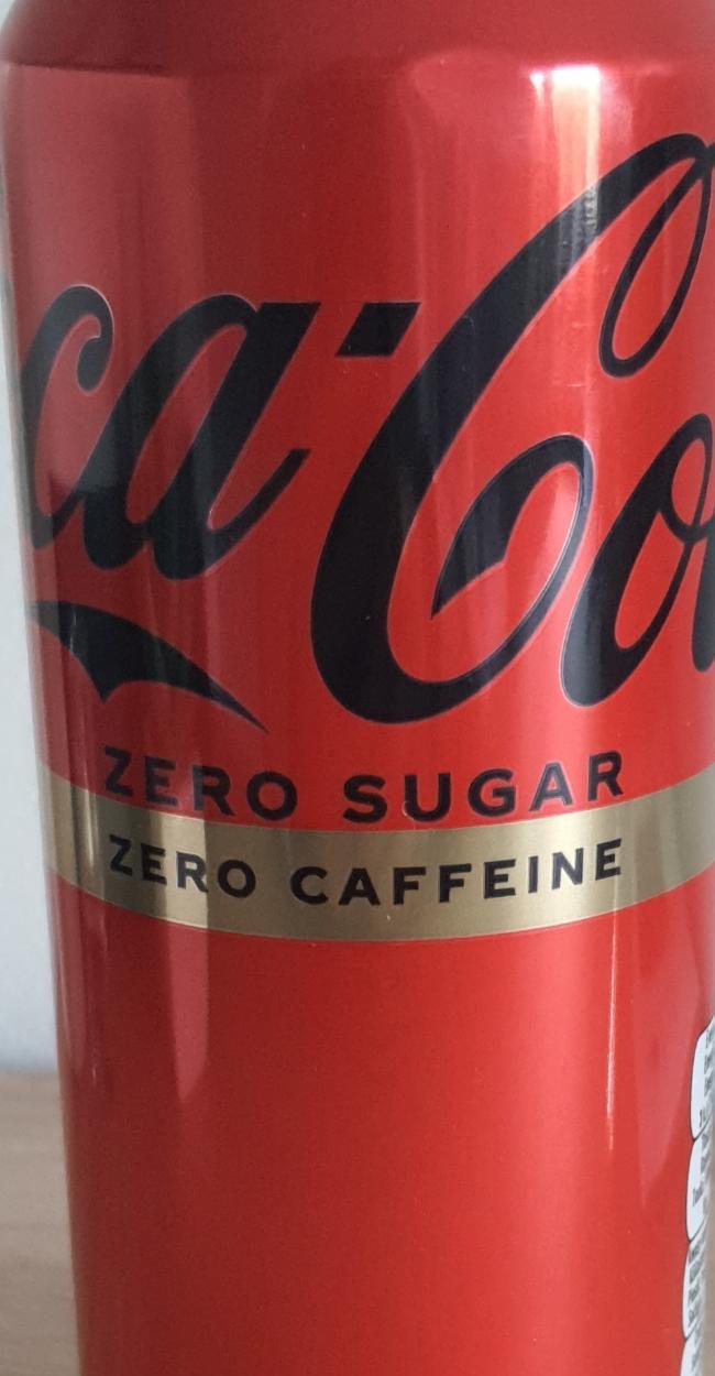 Zdjęcia - Coca Cola zero sugar zero caffeine