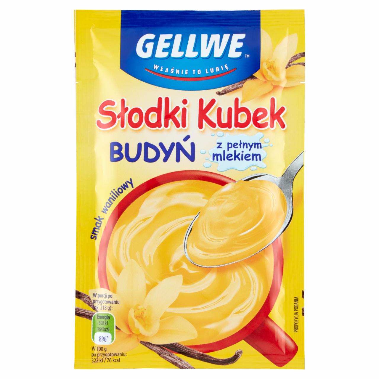 Zdjęcia - Gellwe Słodki Kubek Budyń smak wanilia 43 g