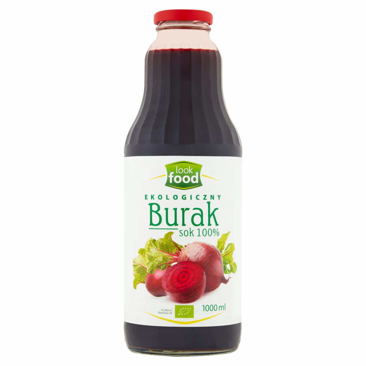 Zdjęcia - Look Food Ekologiczny sok 100% burak 1000 ml