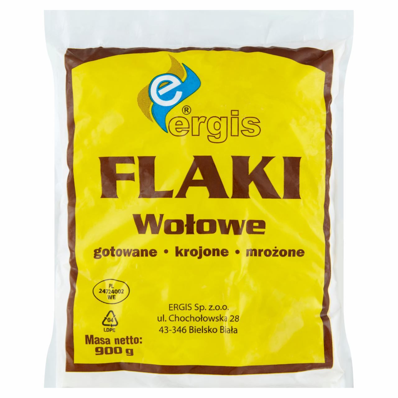 Zdjęcia - Ergis Flaki wołowe gotowane krojone mrożone 900 g