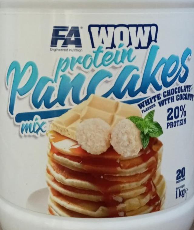 Zdjęcia - Protein pancakes mix white chocolate with coconut FA