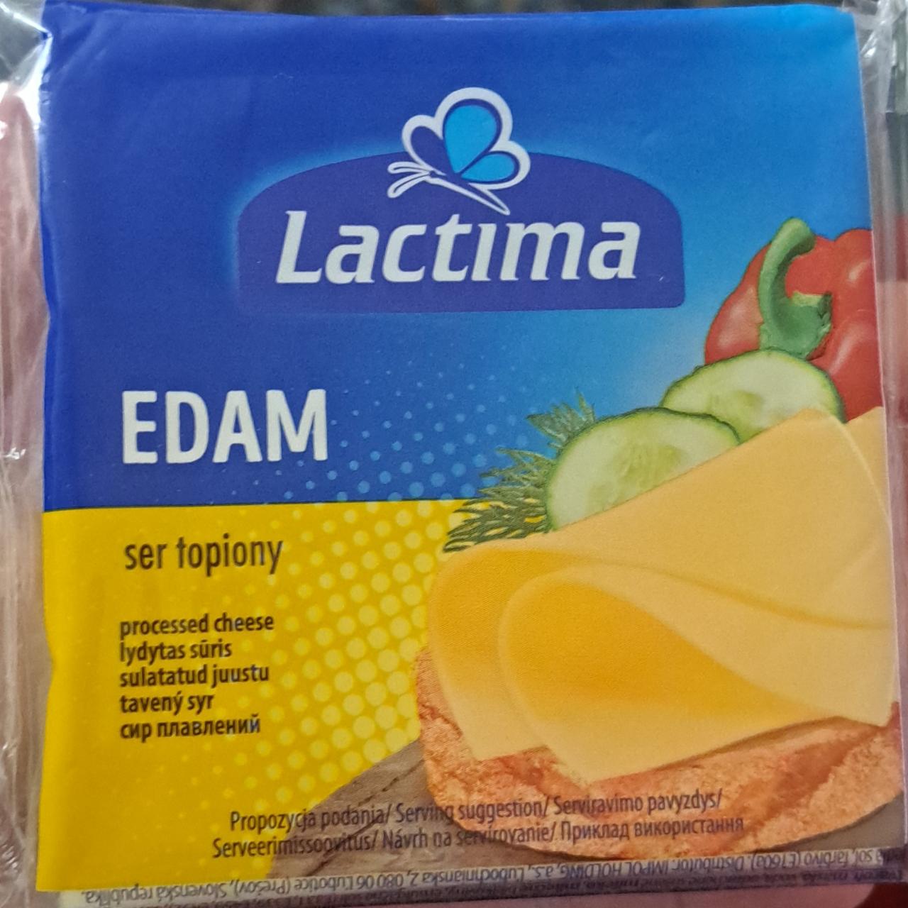 Zdjęcia - Lactima Ser topiony w plasterkach Edam 130 g (8 x 16,25 g)