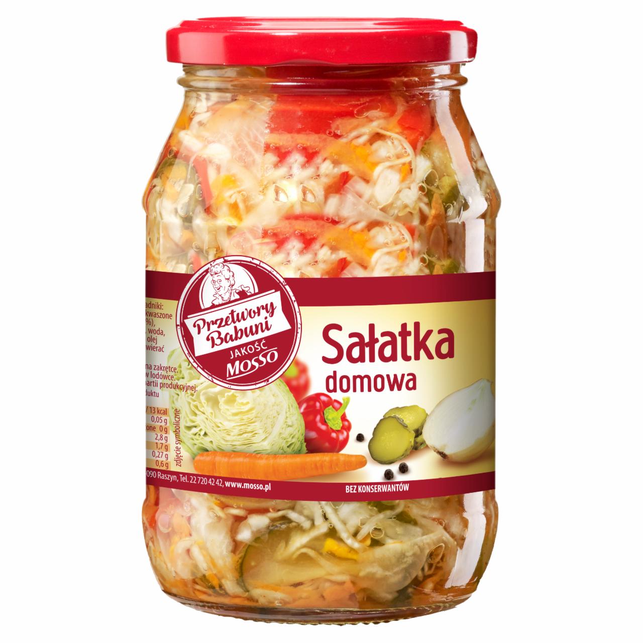 Zdjęcia - Sałatka domowa 460 g Przetwory Babuni Mosso