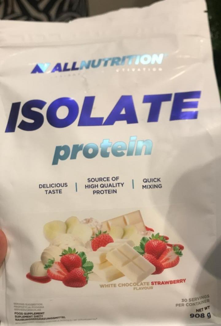 Zdjęcia - Allnutrition Isolate protein white chocolate strawberry