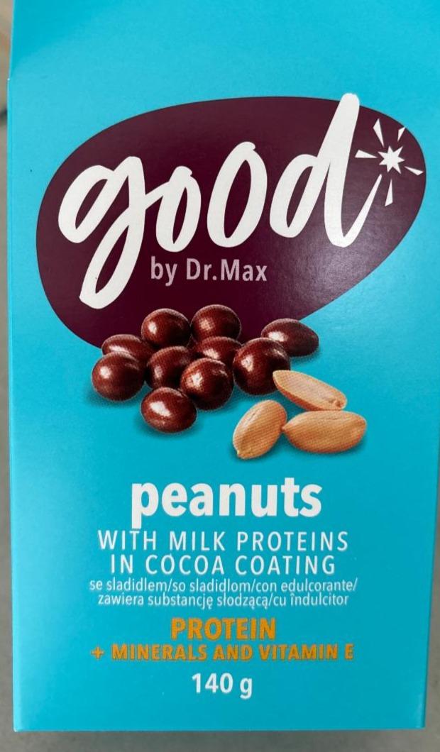 Zdjęcia - Peanuts with milk proteins in cocoa coating good by Dr. Max