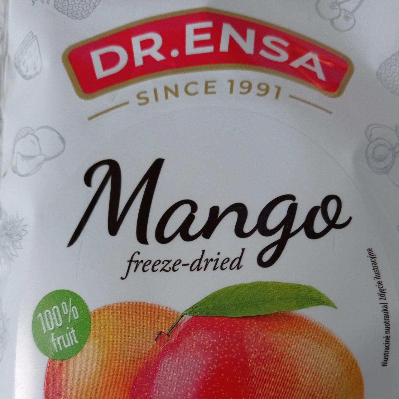 Zdjęcia - Mango freeze dried Dr.Ensa