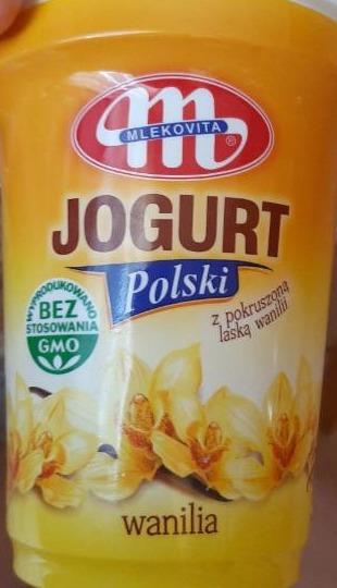 Zdjęcia - jogurt Polski waniliowy z laską wanilii Mlekovita