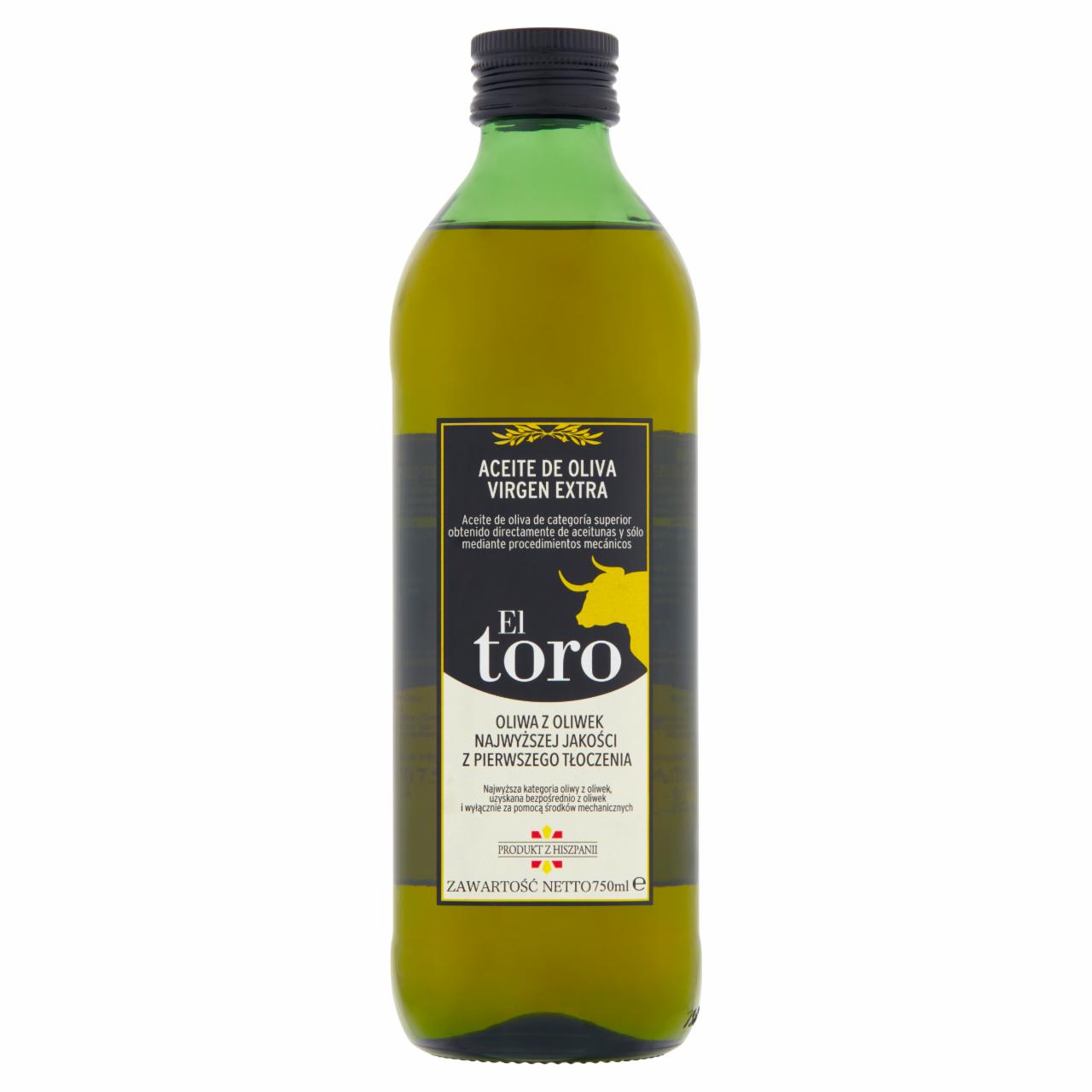Zdjęcia - El Toro Oliwa z oliwek najwyższej jakości z pierwszego tłoczenia 750 ml
