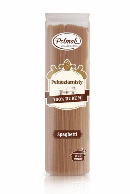 Zdjęcia - Makaron pełnoziarnisty 100% durum spaghetti Polmak