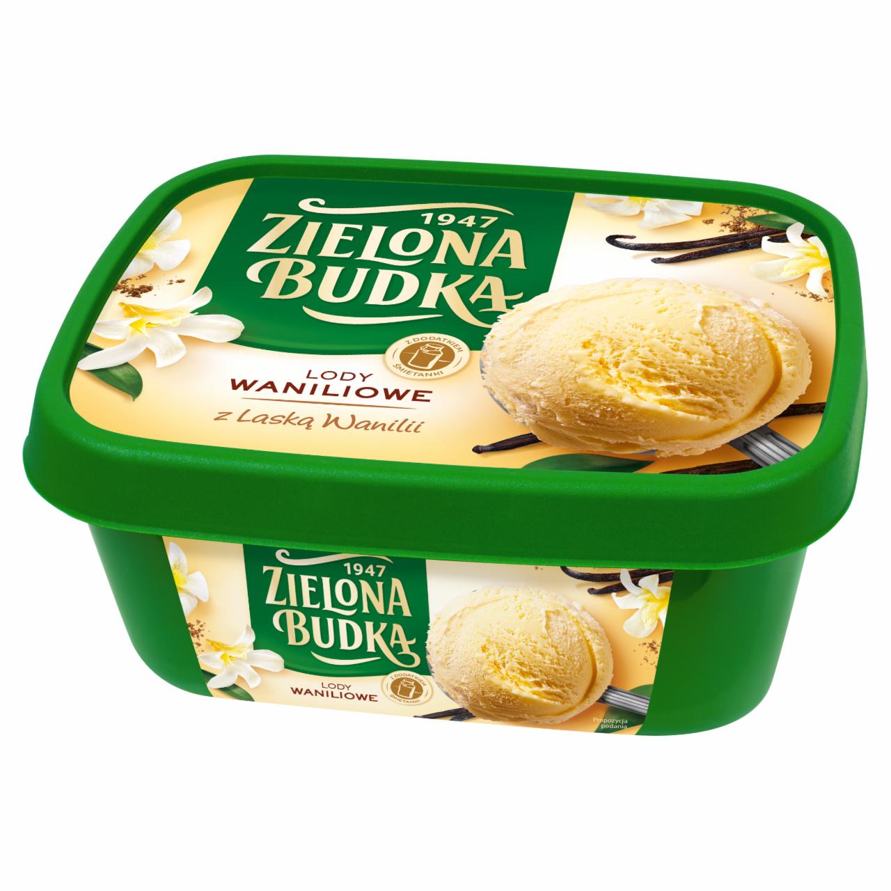 Zdjęcia - Zielona Budka Lody waniliowe 1000 ml