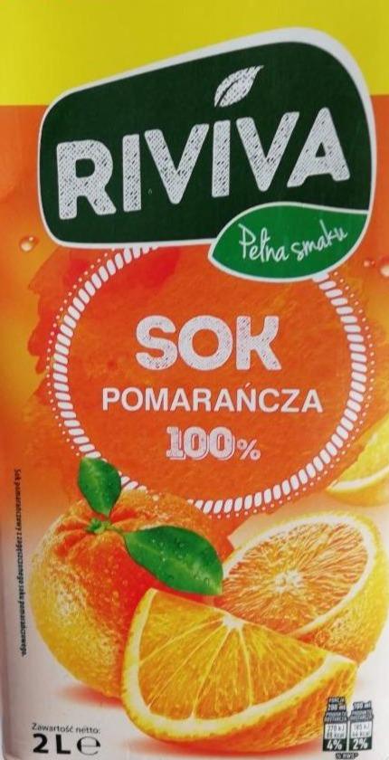 Zdjęcia - Sok pomarańcza 100 % Riviva