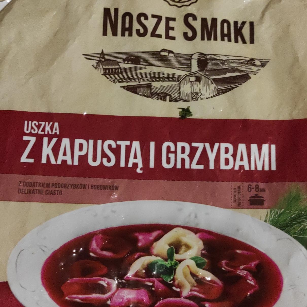 Zdjęcia - Uszka z kapustą i grzybami z dodatkiem borowików Nasze smaki