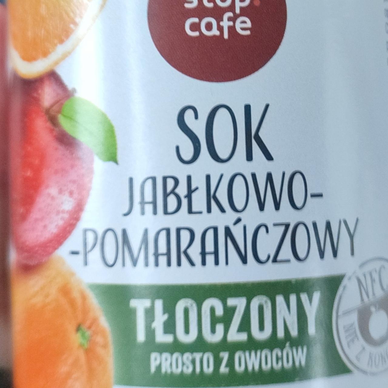 Zdjęcia - sok jabłkowo pomarańczowy stop cafe