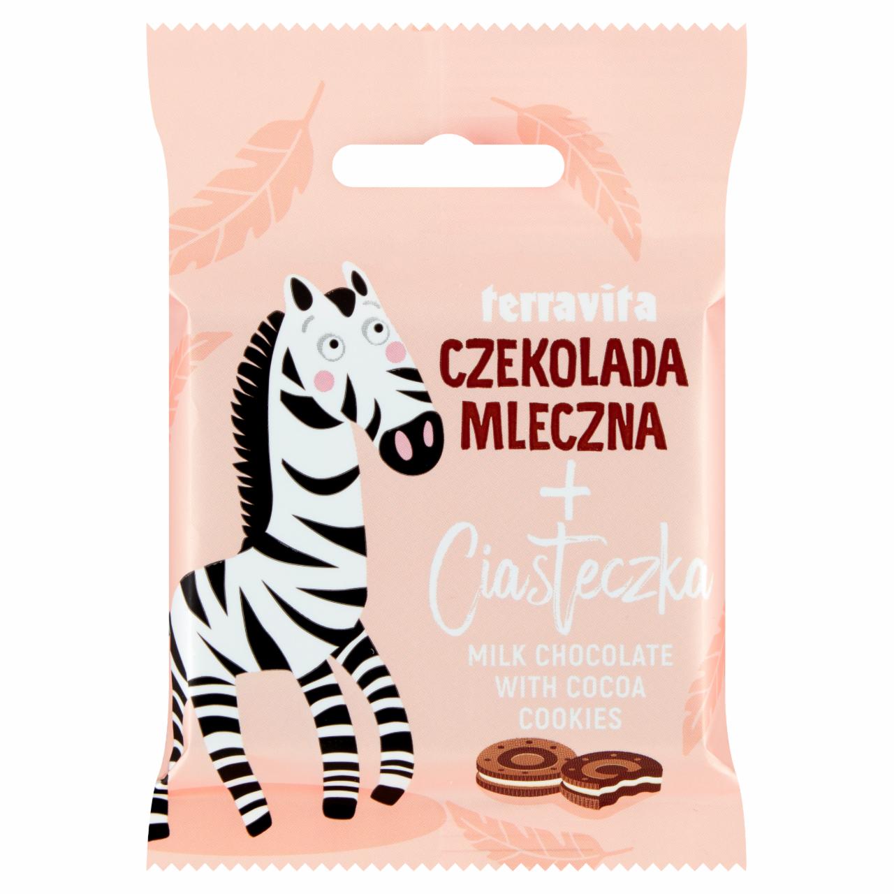 Zdjęcia - Terravita Czekolada mleczna + ciasteczka 50 g