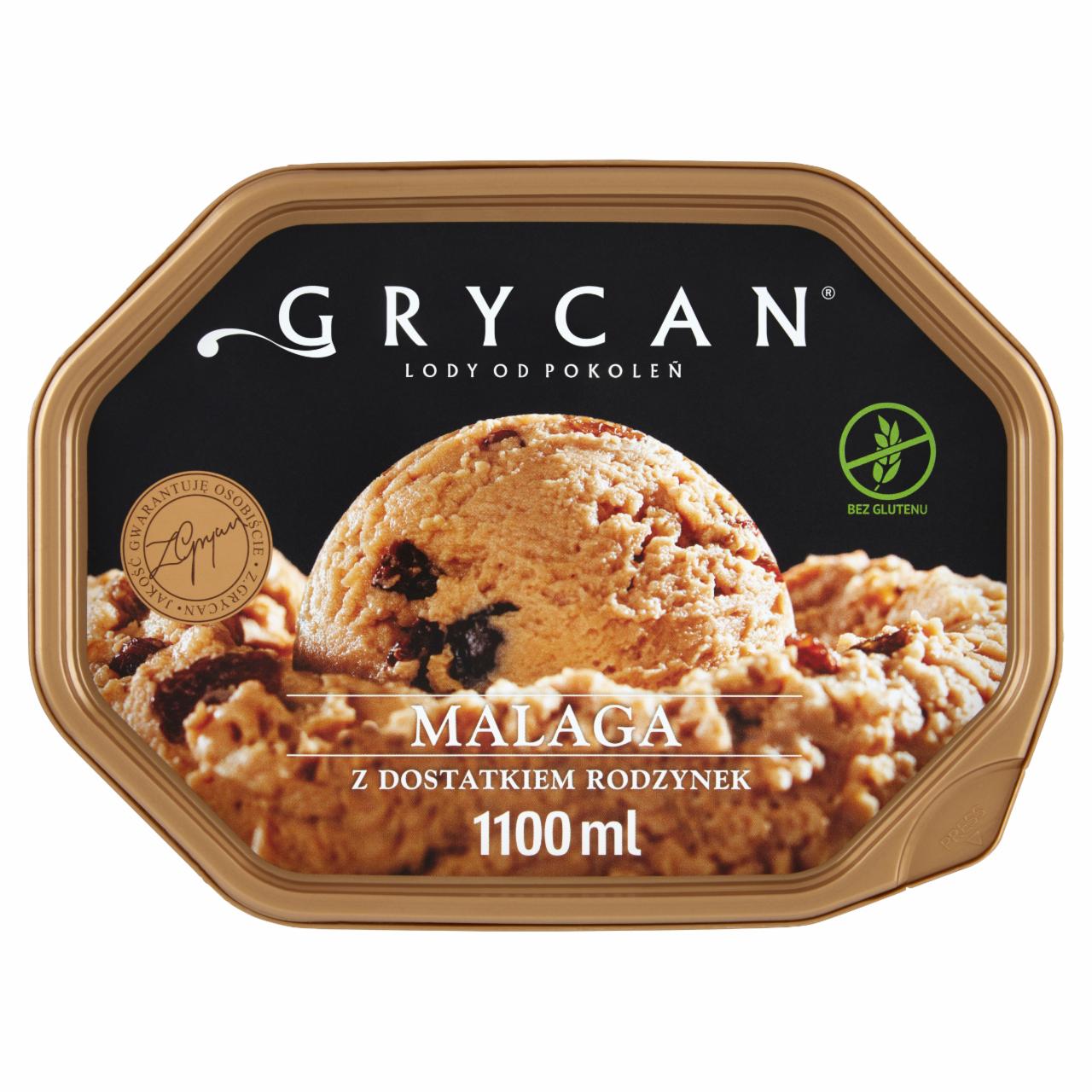 Zdjęcia - Grycan Lody malaga 1100 ml