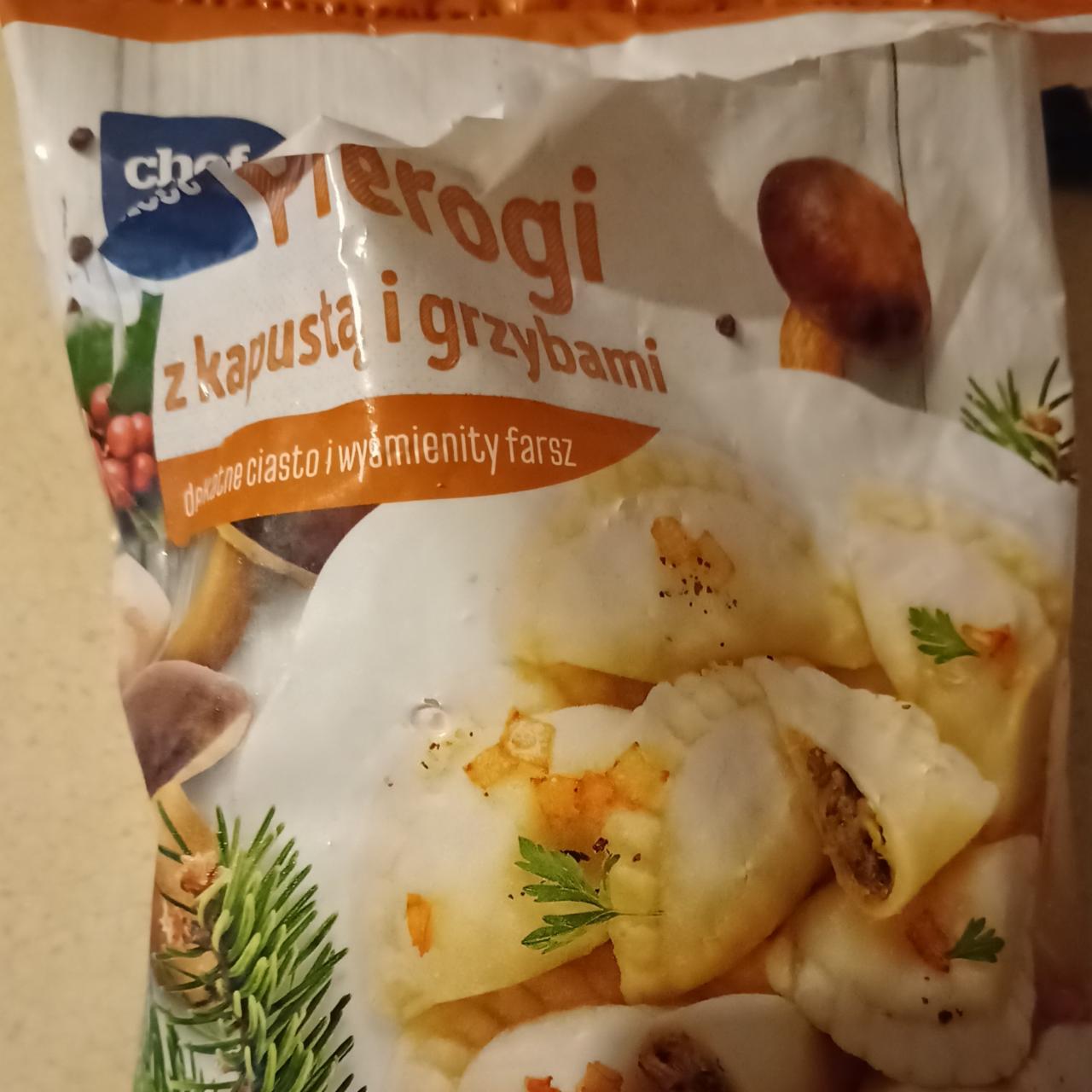 Zdjęcia - pierogi z kapustą i grzybami Chef Select