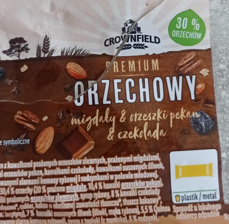 Zdjęcia - Premium Orzechowy migdały & orzeszki pekan & czekolada Crownfield