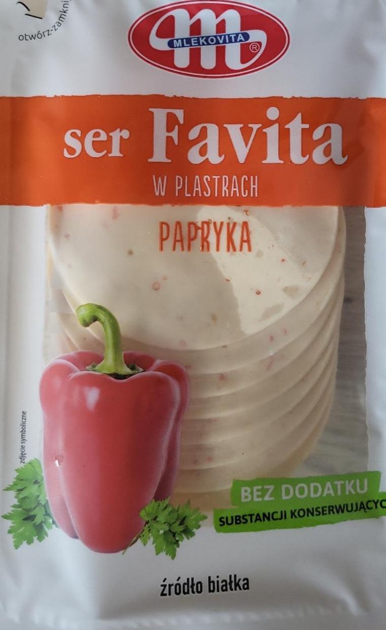 Zdjęcia - Ser Favita Papryka Mlekovita