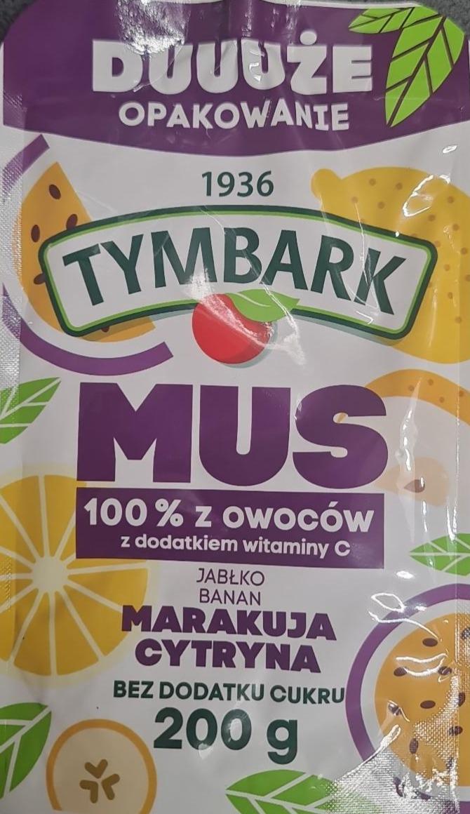 Zdjęcia - Mus 100 % z owoców jabłko banan marakuja cytryna Tymbark