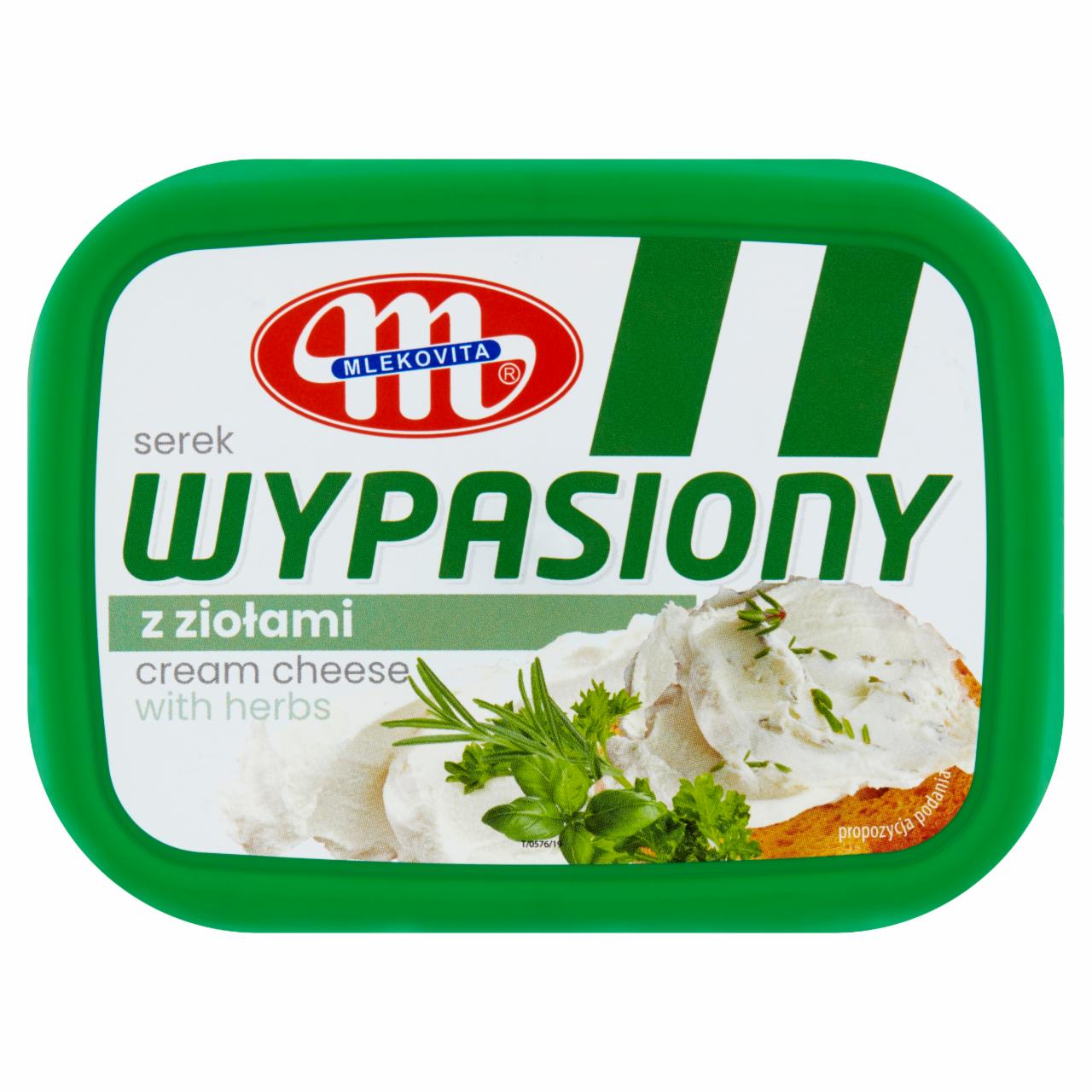 Zdjęcia - Serek Wypasiony z ziołami Mlekovita