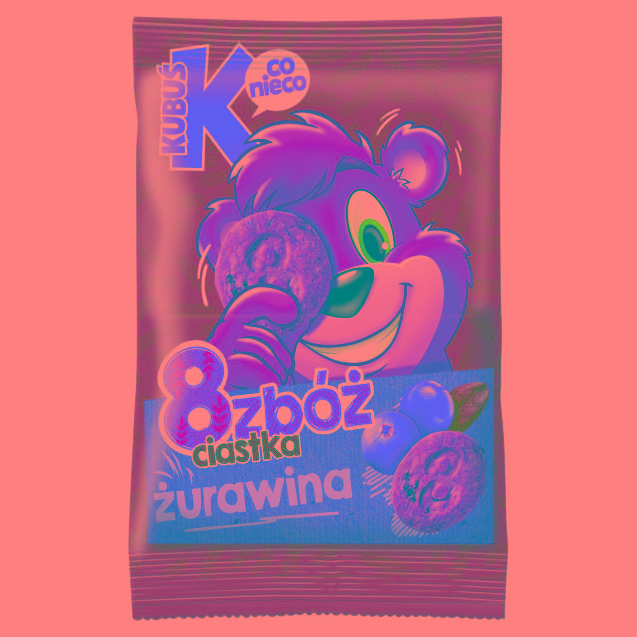 Zdjęcia - Kubuś 8 zbóż Ciastka żurawina 30 g