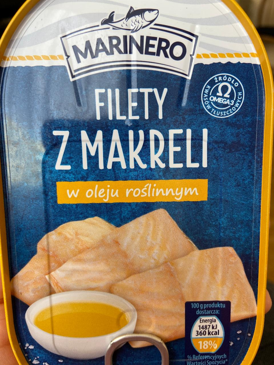 Zdjęcia - Filety z makreli w oleju roślinnym Marinero