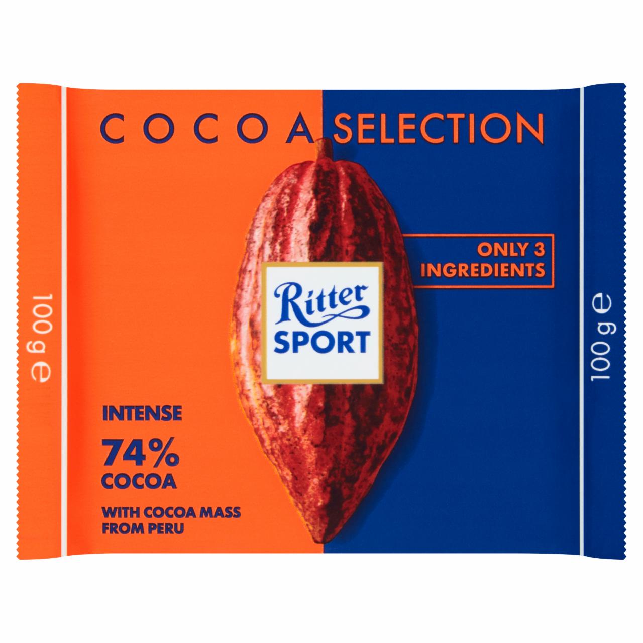 Zdjęcia - Ritter Sport 74% Cocoa Czekolada gorzka 100 g