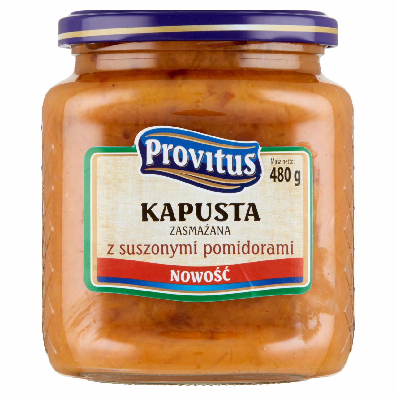 Zdjęcia - Provitus Kapusta zasmażana z suszonymi pomidorami 480 g