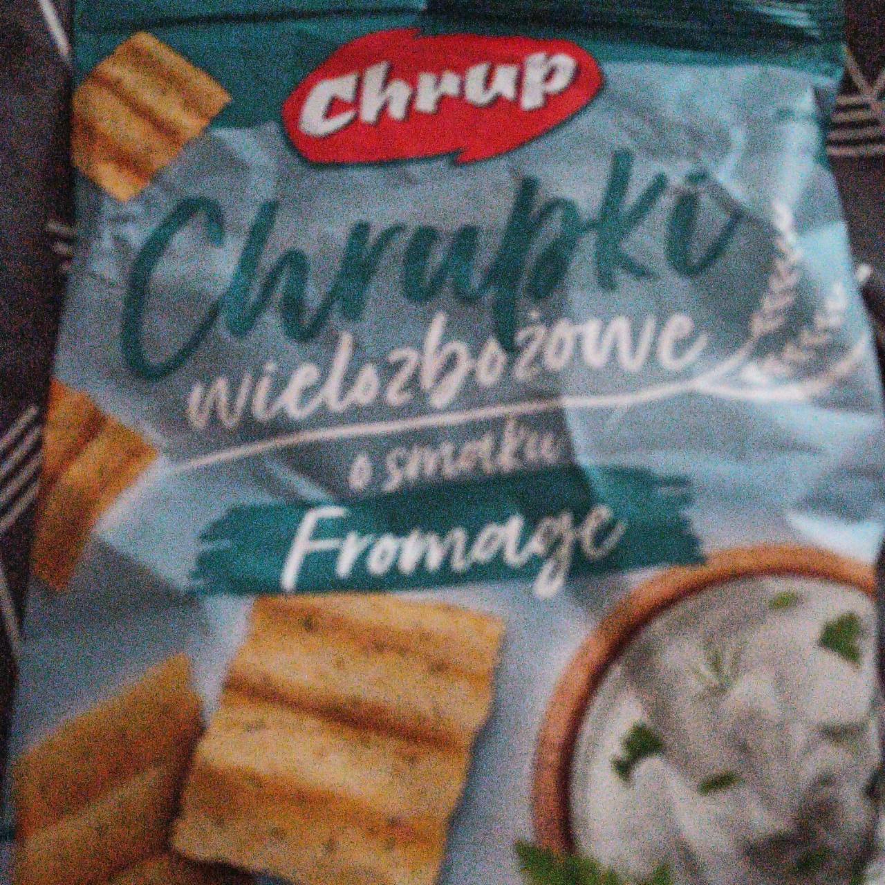 Zdjęcia - chrupki wielozbożowe o smaku fromage Chrup