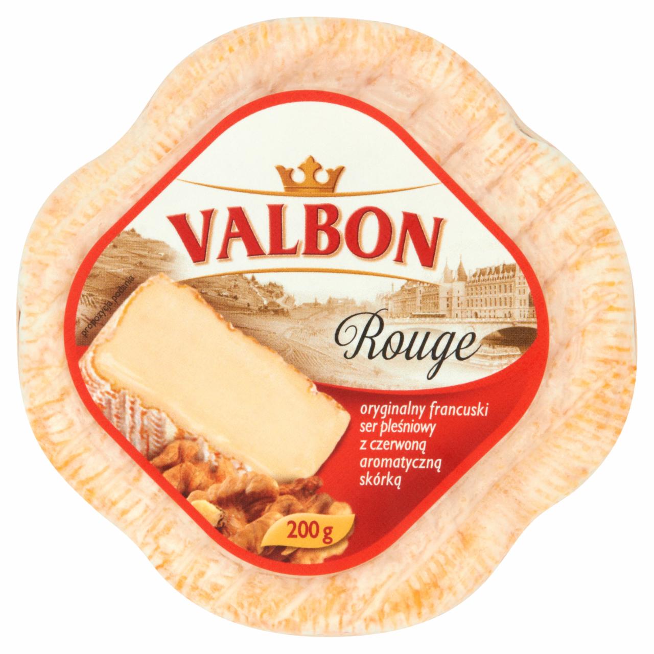 Zdjęcia - Valbon Rouge Oryginalny francuski ser pleśniowy z czerwoną aromatyczną skórką 200 g