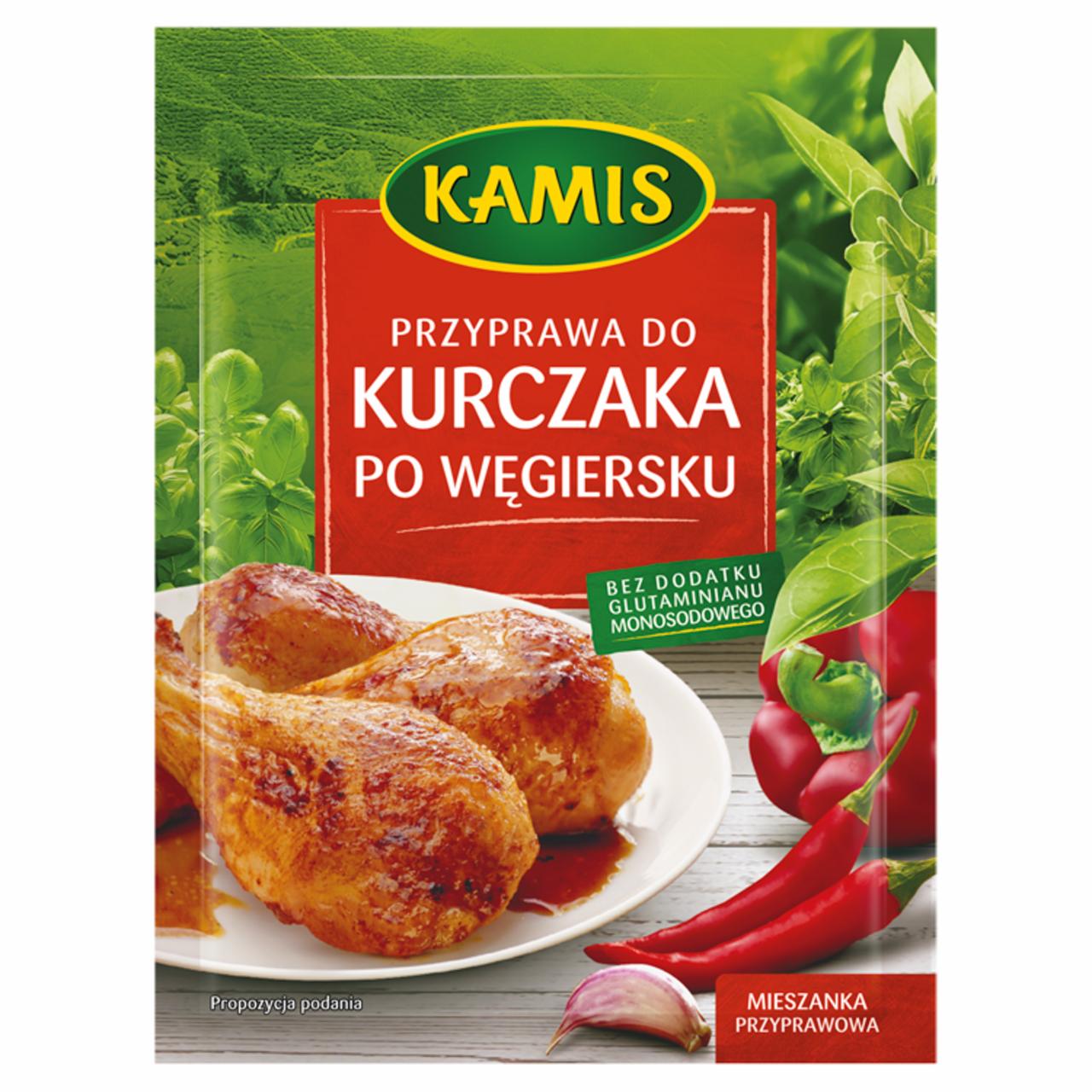 Zdjęcia - Kamis Przyprawa do kurczaka po węgiersku Mieszanka przyprawowa 25 g