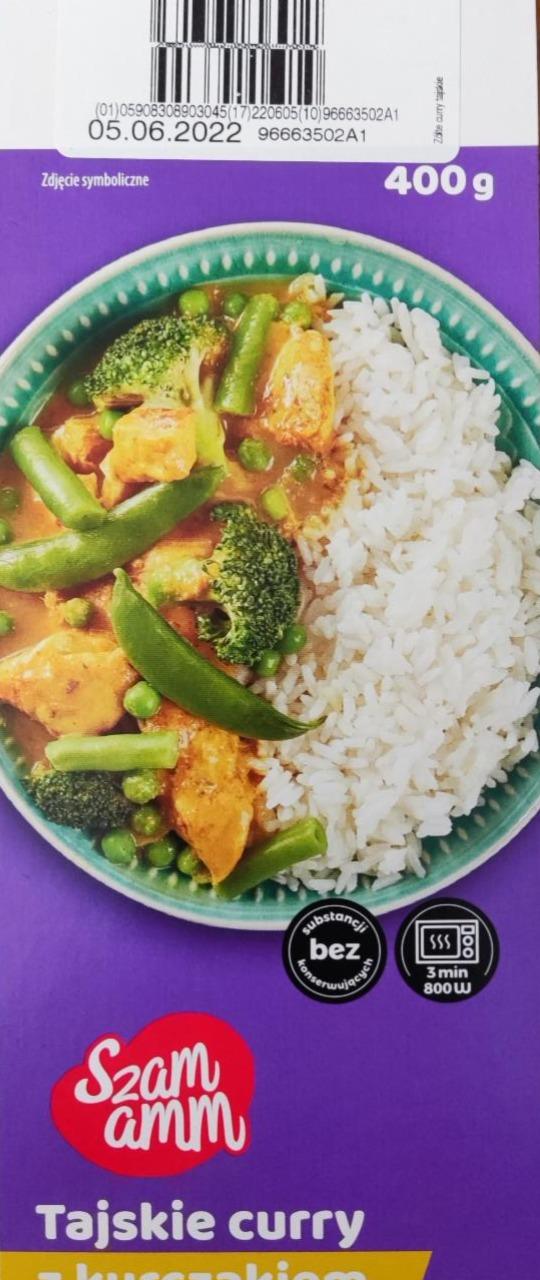 Zdjęcia - Tajskie Curry z kurczakiem, warzywami i ryżem jaśminowy Szam Amm