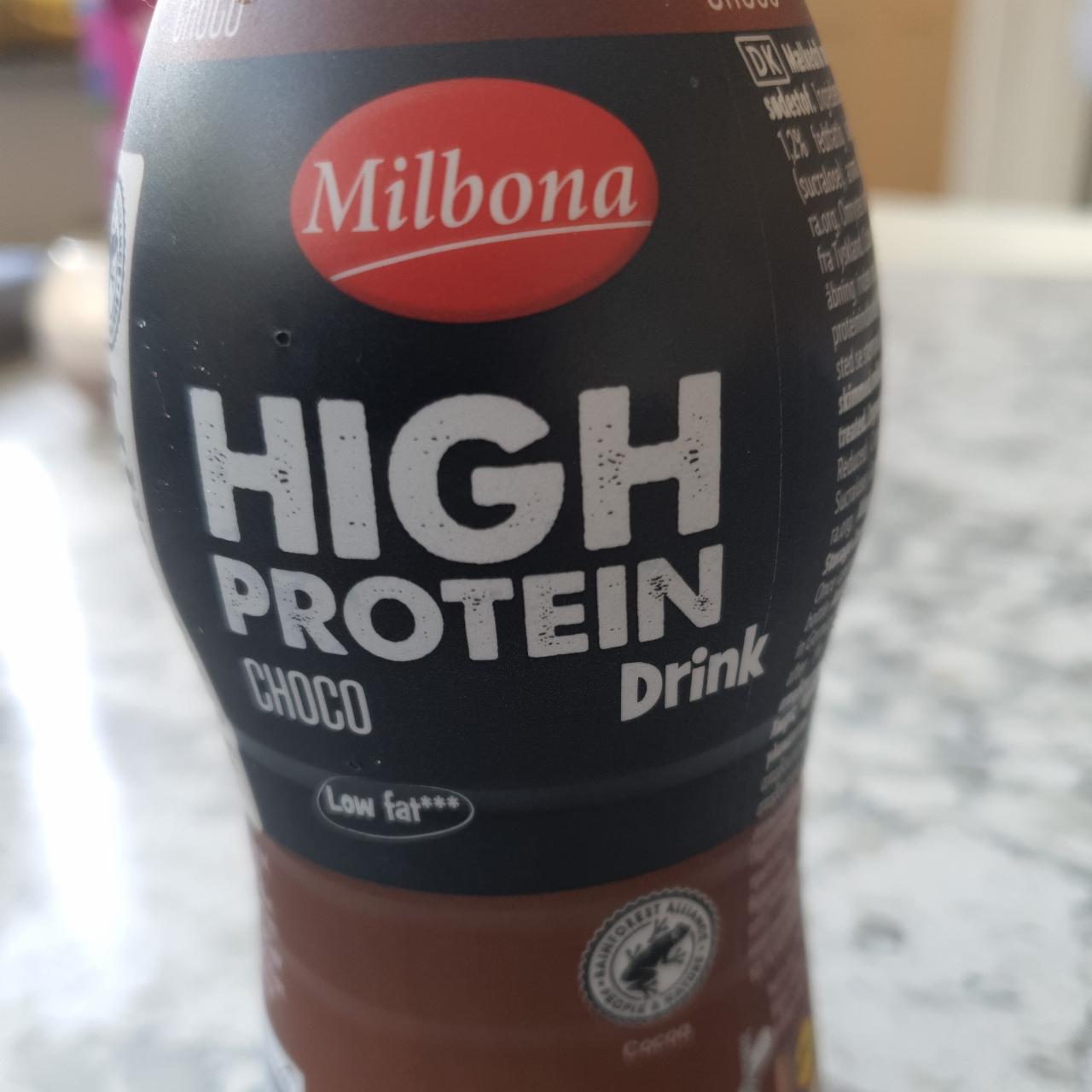 Zdjęcia - high protein choco drink Milbona