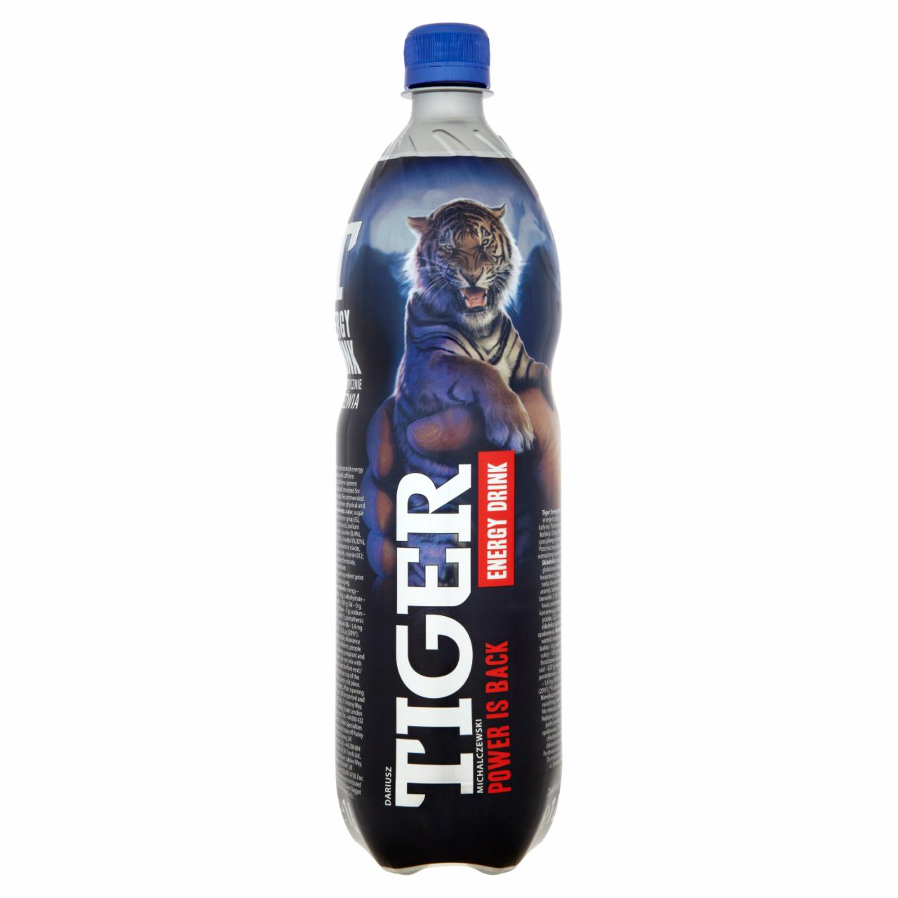 Zdjęcia - Tiger Energy Drink Gazowany napój energetyzujący 1 l