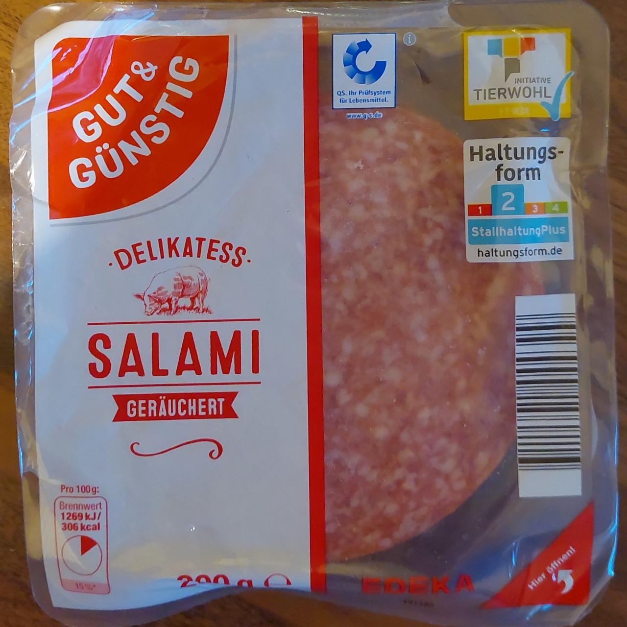 Zdjęcia - salami delikatess Edeka