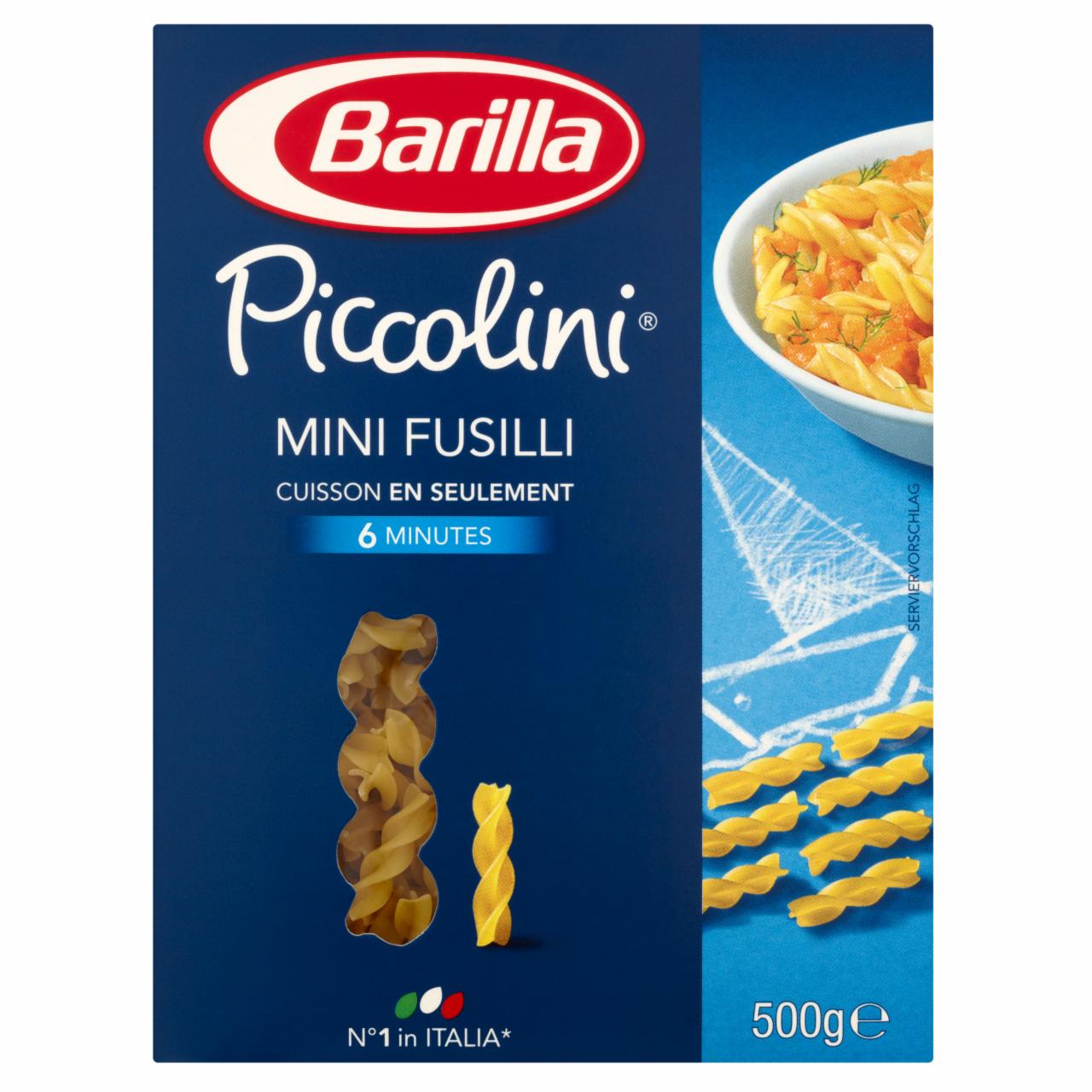 Zdjęcia - Barilla Makaron Piccolini Mini Fusilli 500 g