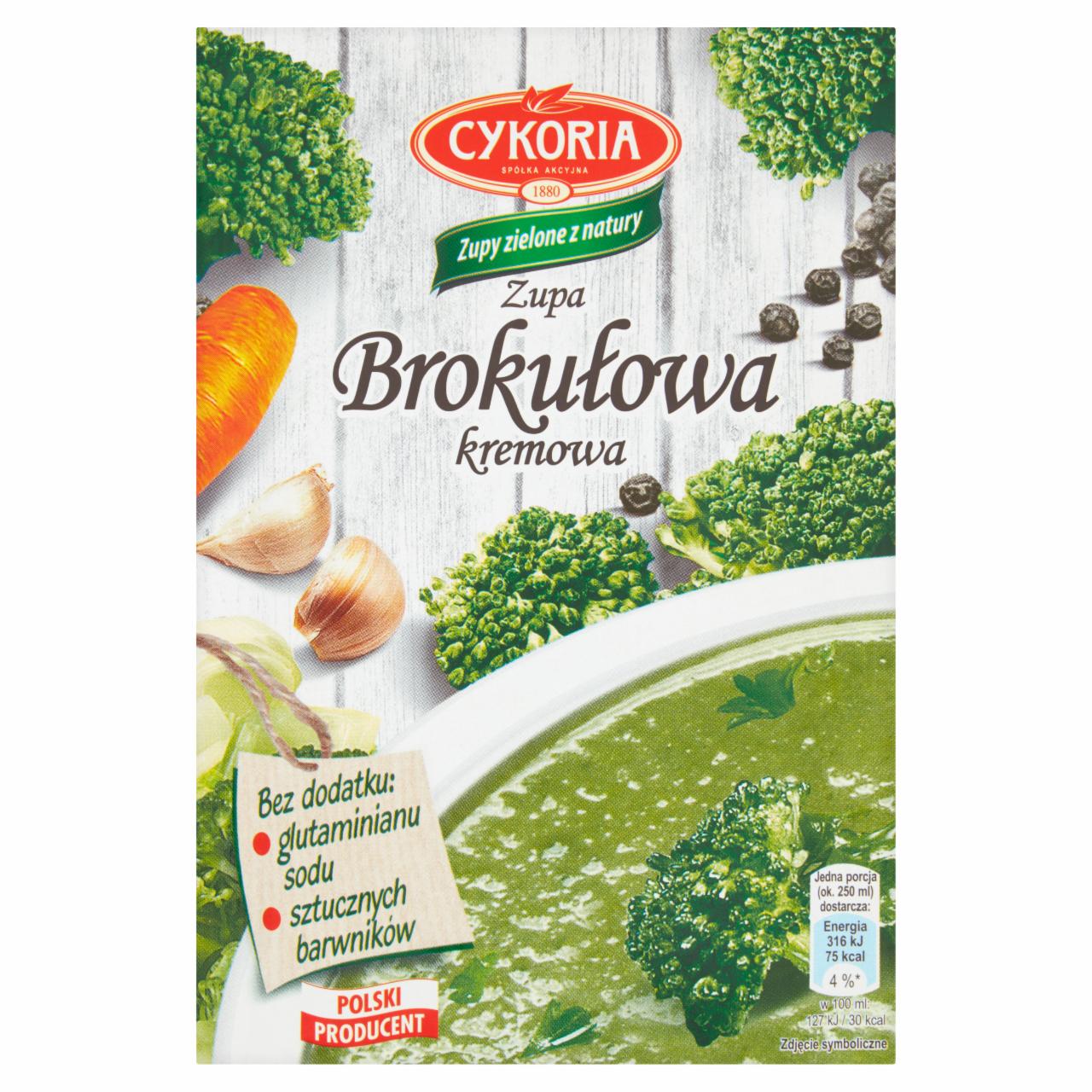Zdjęcia - Cykoria Zupa brokułowa kremowa 50 g