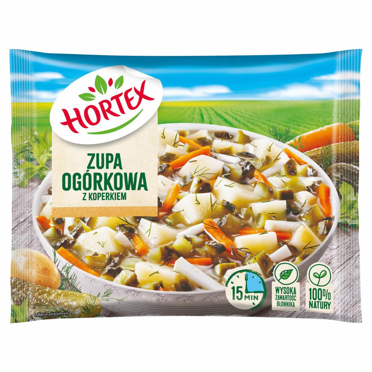 Zdjęcia - Hortex Zupa ogórkowa z koperkiem 450 g