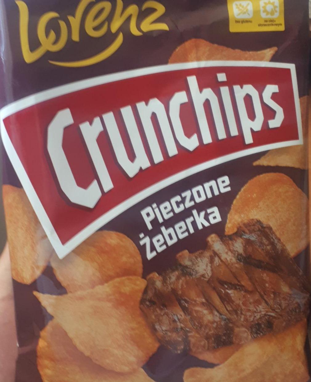 Zdjęcia - Crunchips Chipsy ziemniaczane pieczone żeberka 140 g