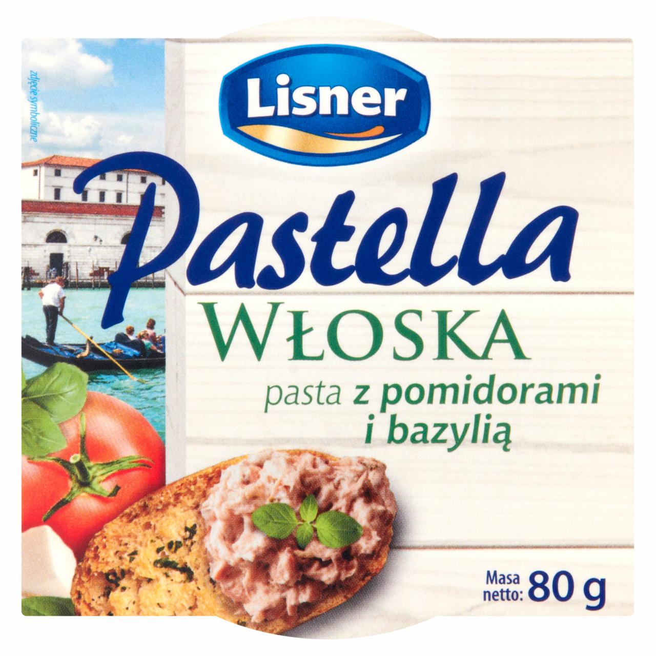 Zdjęcia - Lisner Pastella Włoska pasta z pomidorami i bazylią 80 g