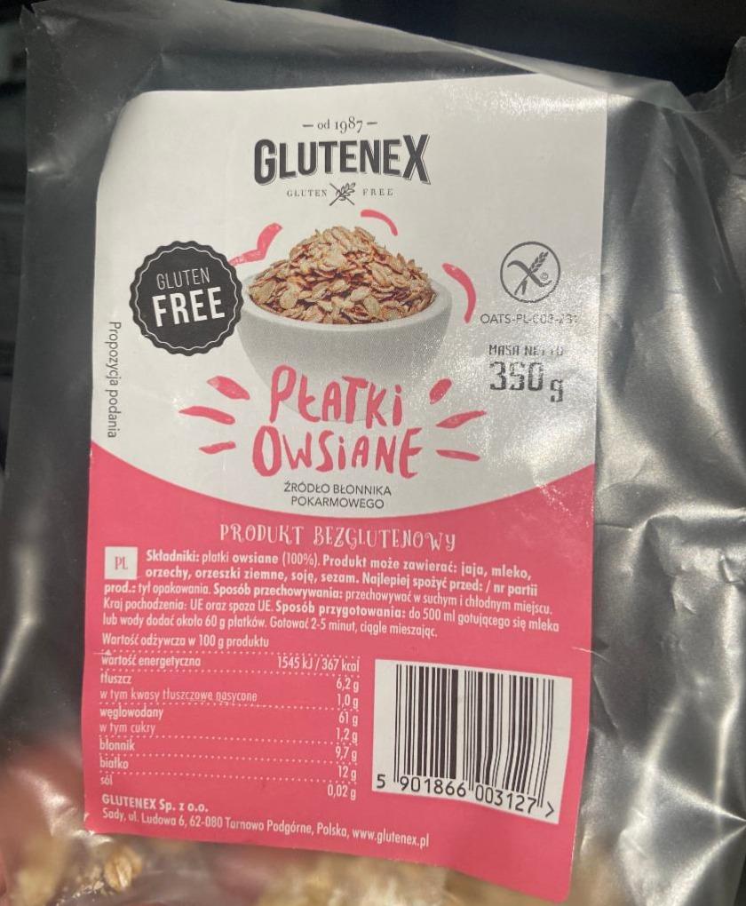 Zdjęcia - Glutenex Płatki owsiane 350 g