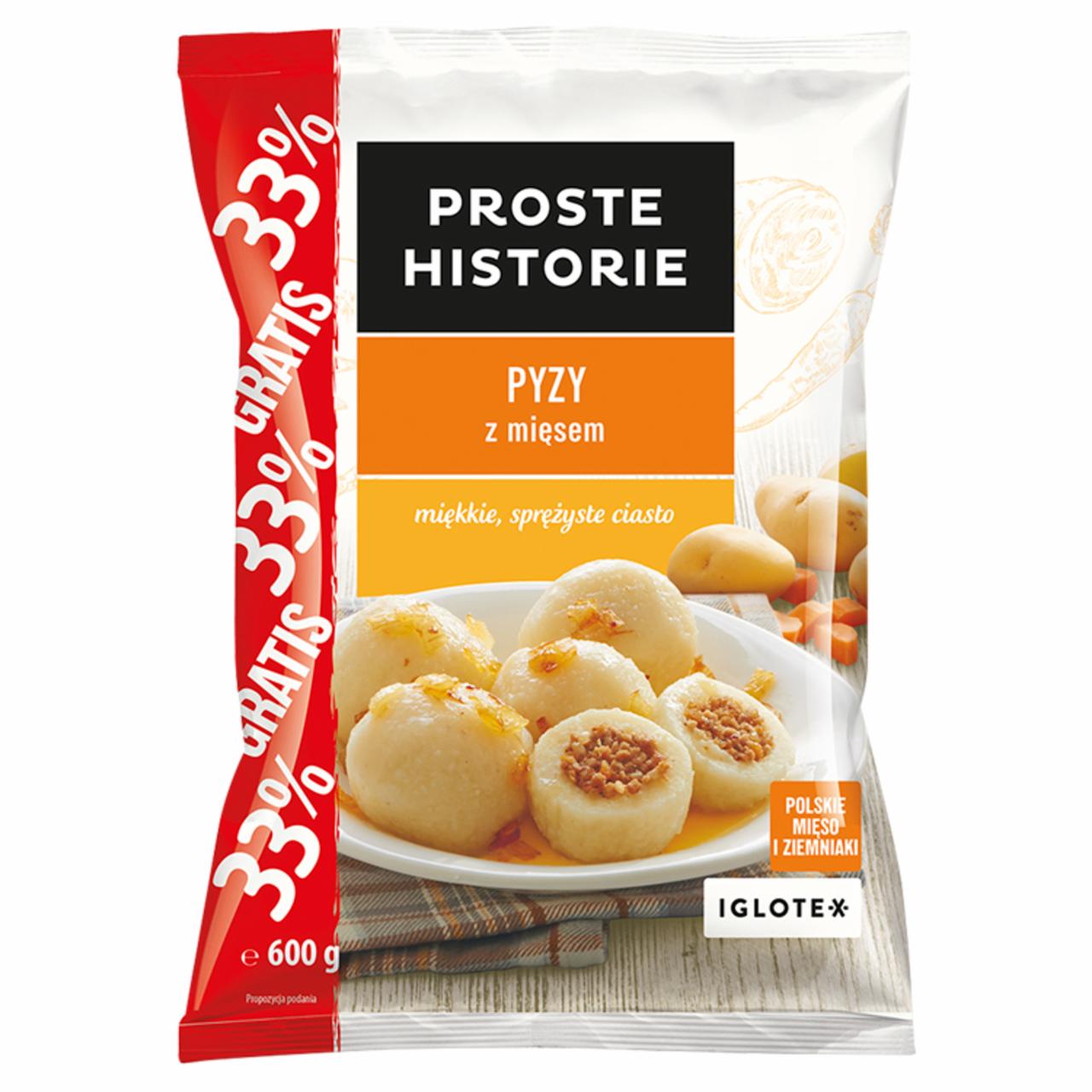 Zdjęcia - Proste Historie Pyzy z mięsem 600 g