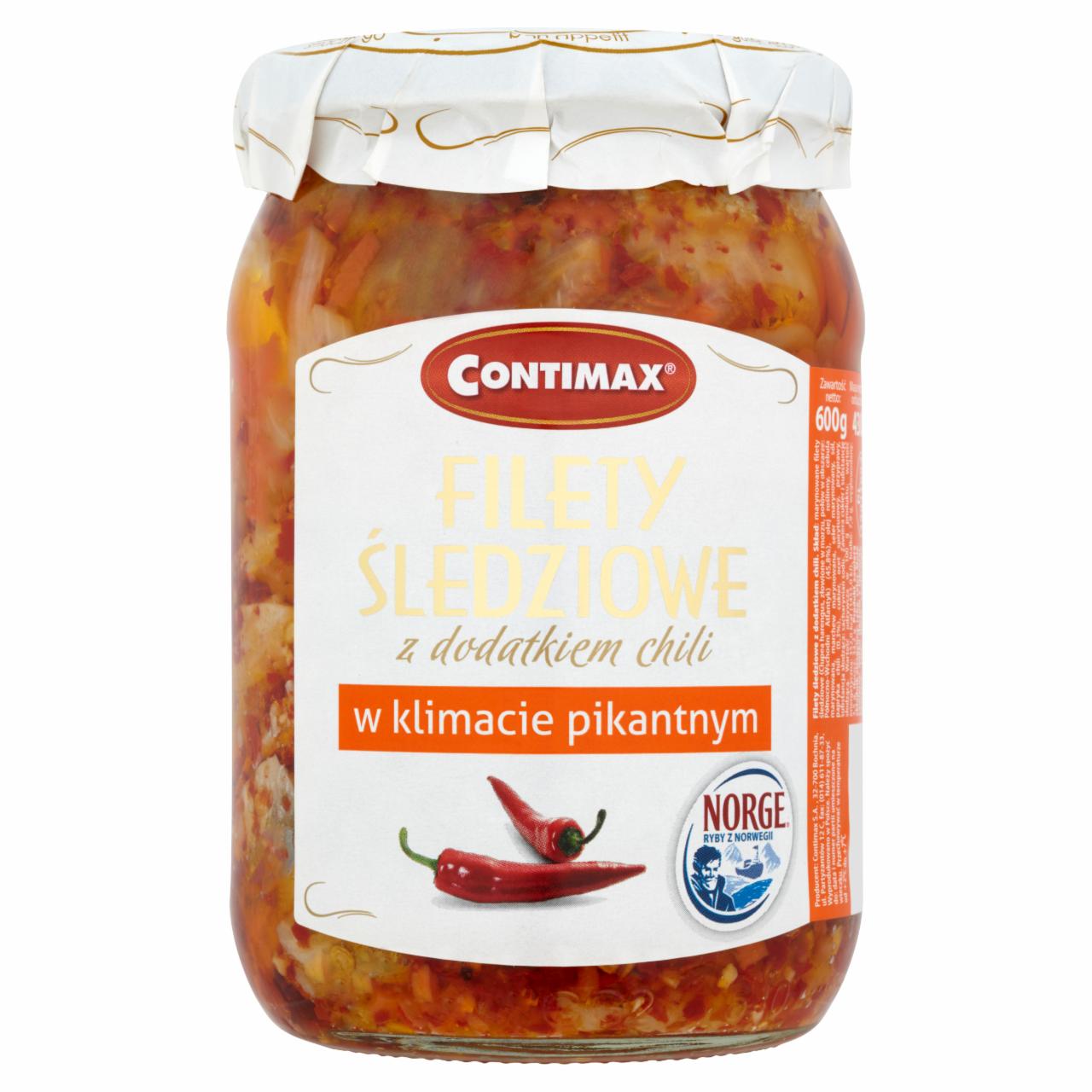 Zdjęcia - Contimax Filety śledziowe w klimacie pikantnym 600 g